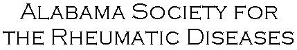 Alabama Society for The Rheumatic Diseases